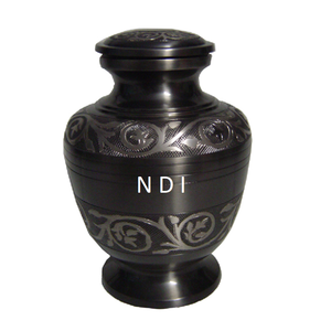 Estilo europeo Cenizas para adultos Urnas de cremación de metal Suministros funerarios de tamaño estándar de la India Fabricante y proveedor - Product Image 1