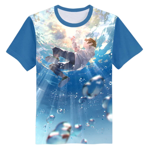 T-shirt personnalisé avec impression de Logo, t-shirt d'été à manches courtes, t-shirt de sublimation vierge - Product Image 4