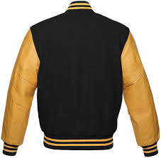 แจ็คเก็ตเบสบอลแบบขายส่ง ตัวเสื้อทำจากขนสัตว์ 100% ซับในผ้าไหมและวูล  สามารถปรับแต่งได้ - Product Image 4