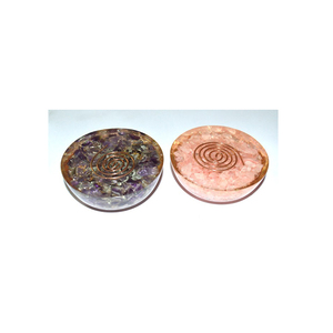 Cúpula de amatista y orgonita rosa para protección Emf - Product Image 1