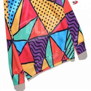 Sweat à capuche en molleton de coton et polyester de haute qualité, impression par sublimation intégrale, sweat à capuche personnalisé, sweat à capuche tendance pour hommes - Product Image 3