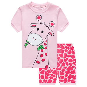 Ensemble de pyjama en spandex/coton à manches longues imprimé sur mesure de couleur claire pour enfants / Vêtements de nuit d'été pour enfants en provenance du Bangladesh - Product Image 1