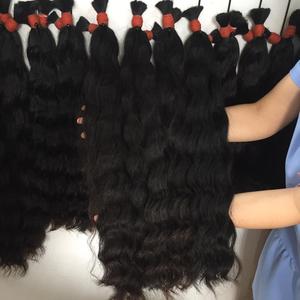Extensiones de Cabello Natural Ondulado Liso Sedoso Vietnamita 100% Remy Negro a Granel para Venta en Ucrania, Bielorrusia y Rusia - Product Image 4