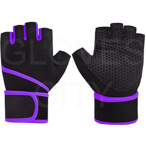 For <b>GLOVES</b> City Competition Half-Finger Workout <b>Gloves</b> Premium Durable Leather Custom Design for Gym Fitness Weightlifting - Product Image 5