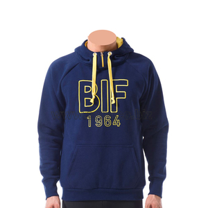 Sweats à capuche colorés 100% coton de haute qualité Logo personnalisé Sweats à capuche surdimensionnés épais unis Pull Sweats à capuche vierges - Product Image 1
