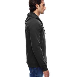Unisex Dark <b>Grey</b> Zip up <b>Hoodie</b> High Quality and Comfortable <b>Hoodie</b> Sweatshirt in Custom Color and Size with Your Own logo - Product Image 3
