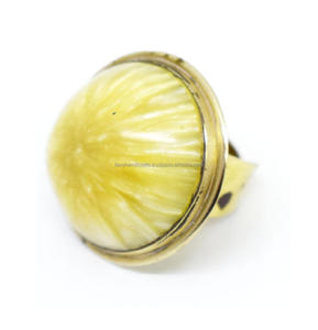 Anillo redondo con forma de dedo para mujer, joyería de piedras preciosas, anillos, pendientes, joyería de moda, collar, accesorios, pulsera - Product Image 4