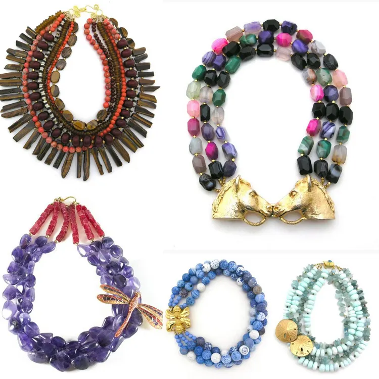 Fine fashion jewelry necklaces