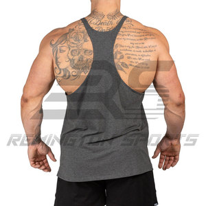 Men Gym <b>Stringer</b> Tank Top <b>Vest</b> Sleeveless Quick Drying Fitness Tank Top Men Fitness Gym Tank Top - Product Image 2