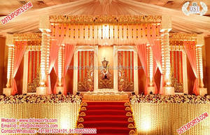 Decoración de Mandap para Bodas en Templos, Durban, Sudáfrica, Mandap para Bodas al Aire Libre, Decoración de Mandap para Bodas Rajwada en EE. UU. - Product Image 2