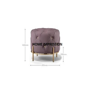 Tissu de soie doux confortable matériau de haute qualité Coussin en forme de cube Table ottomane Tissu moderne Table de luxe - Product Image 3