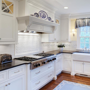 China Factory Customization Birch Wood White Shaker Kitchen Cabinets Ready to Assemble