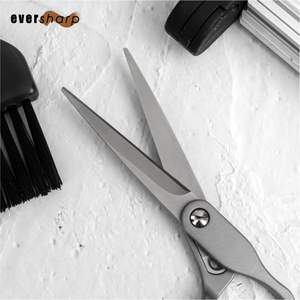 Tijeras de Peluquería Profesionales Eversharp de Acero Inoxidable 440C con Hoja Afilada y Mango Largo para Diestros - Product Image 6