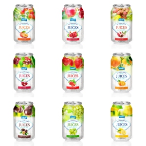 Marca Premium 330ml Mangostán Jugo de frutas y verduras Refresco fresco saludable con sabor a verduras - Product Image 4