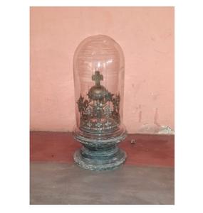 Dôme en verre à trois niveaux en métal et en verre pour la décoration de la maison - Product Image 2