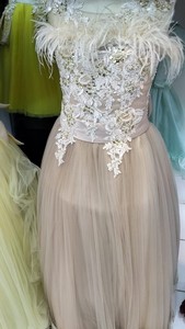 Robe de soirée pour femme, tenue de princesse longue, à volants, avec ceinture, vente en gros, qualité supérieure, nouveau Design, - Product Image 5