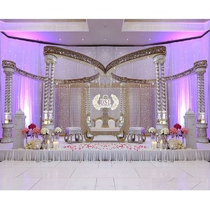 Tend-maharani — mandarin de mariage blanc, décoration de mariage indien et sud-asiatique, new - Product Image 1