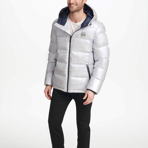 Chaqueta Acolchada con Capucha para Hombre, Impermeable, Ecológica, Resistente al Viento, Material de Lona, para la Temporada de Invierno, Artículo en Oferta - Product Image 4