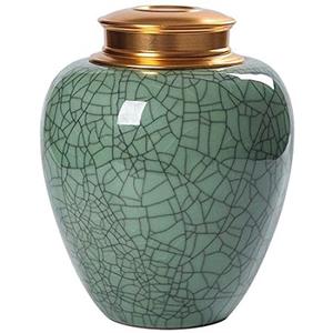 Une élégante œuvre d'art en marbre vert, magnifiquement fabriquée à la main, de qualité supérieure, pour les cendres humaines - Product Image 1