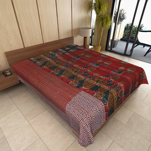 Thủ công dân tộc kantha chăn cổ điển Ấn Độ kantha ném & <span class=keywords><strong>Comforter</strong></span> handmade ấm cúng - Product Image 4