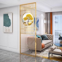 Diviseur de salle d'écran en métal, panneau de Partition de luxe, Design moderne, avec séparation de salle, 2022