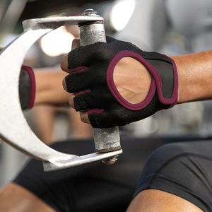 Guantes de levantamiento de pesas para mujer, con malla trasera elástica y Palma de cuero, diseño personalizado con material de alta calidad - Product Image 5