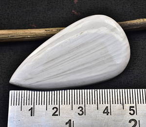 Gema de scolecte blanca, de alta calidad, cabujón Suelto - Product Image 3