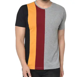 新设计定制标志男士衣服短袖棉/涤纶t恤不同尺寸的t恤在非常有竞争力的价格