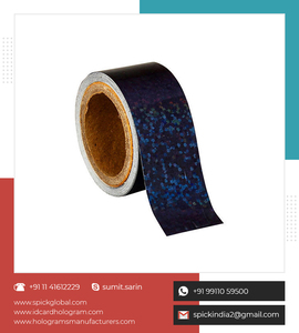 Bopp/cpp/pet สติกเกอร์กาวยูวีแบบโฮโลแกรมสำหรับ3D สีสันสดใสสั่งทำตายยึดเกาะสูงเทปบรรจุภัณฑ์มันวาวคุ้มค่า - Product Image 3
