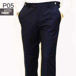 Pantalones rectos para hombre, diseño elegante, 2020 algodón, color negro, 100% - Product Image 1