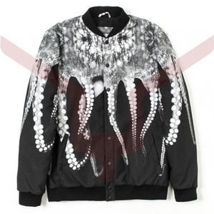 Ying-Chaqueta de béisbol con parche personalizado para hombre, chaqueta de cuero con diseño de sublimación, estilo aviador, Vintage - Product Image 2