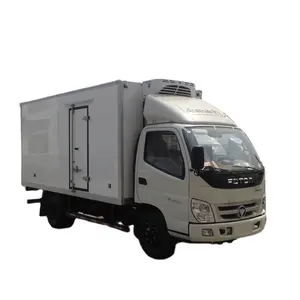 Caminhão refrigerado de motor diesel foton aumark, venda quente