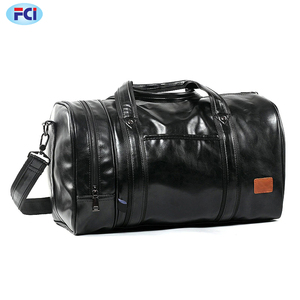Bolso de viaje de piel auténtica de gran capacidad para hombre y mujer, bolsa de hombro de piel de vaca suave, informal, para viaje, fin de semana - Product Image 2