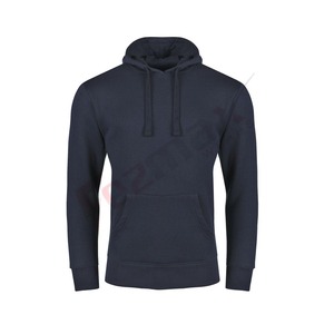 Fezmax 100% algodón Sudadera con capucha para hombre de talla grande nuevo diseño Anti-retráctil antiarrugas tejido de punto forro patrón sólido - Product Image 2