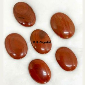 Piedras preciosas de jaspe rojo de la mejor calidad, Palma de cristal, venta al por mayor - Product Image 1