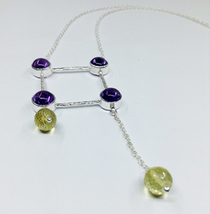 Colgantes de plata de ley 925 para cóctel, colgante ligero de bajo nivel de pedido, cadena de piedras preciosas de varios colores - Product Image 3