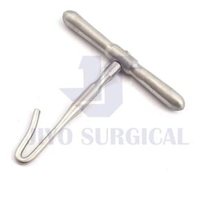 Ensemble de 2 poignées de scie GIGLI, acier chirurgical inoxydable de haute qualité, instruments orthopédiques de neurochirurgie, instruments chirurgicaux - Product Image 2