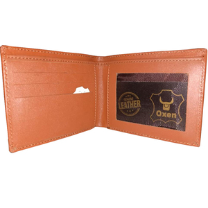 Cartera de Cuero Genuino de Alta Calidad Color Marrón Unisex para Dinero y Tarjetas, Antirrobo, con Logotipo Personalizado, Precio al por Mayor, EE. UU. - Product Image 2