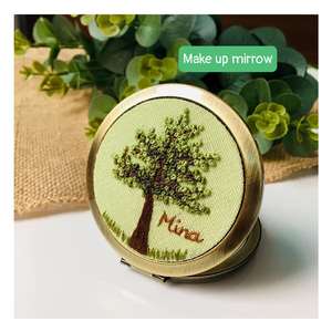 Classic Customized Pocket Handheld Round Side <b>Mirror</b> for Best Gift Present - Product Image 4