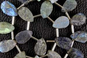 Pear Shape Rough Gemstone Jewelry Blue <b>Fire</b> <b>Stone</b> Collection Style Cut Stunning 19 Pieces Natural Labradorite At Best Price - Product Image 2