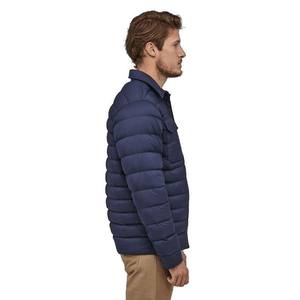 Chaqueta de burbujas con doble botonadura y cuello en V para hombre, 100% poliéster, impermeable, cortavientos, para invierno, trabajo y actividades al aire libre - Product Image 6