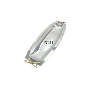 Nouveau plateau de service de fruits élégant plateau décoratif artisanal personnalisé maison cuisine restauration utilisation plateau de service alimentaire - Product Image 1