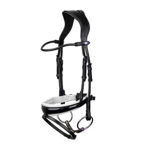 Brida para Caballo de Cuero Genuino de Alta Calidad con Diseño Acolchado Suave, Cómoda y Duradera, Logotipo y Tamaño Personalizables, Disponible en Negro y Marrón - Product Image 1