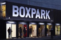 BOXPAR magasin de vêtements Mobile magasin de détail conteneurs bâtiments préfabriqués bar bureau conteneur d'expédition à vendre