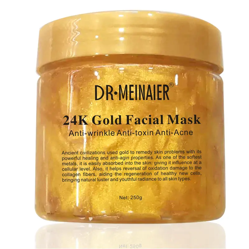 Maschere per la crema al collagene di bellezza per il viso maschera per il viso in oro 24K