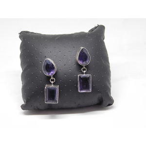 ต่างหูสไตล์ชนเผ่าทำด้วยมือสีเงินลายต้นไม้สำหรับเด็กผู้หญิงและผู้หญิง - Product Image 5