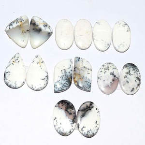 อัญมณีหินโมรา Cabochon แบบธรรมชาติขนาดฟรีไซส์สำหรับทำเครื่องประดับ DIY - Product Image 1