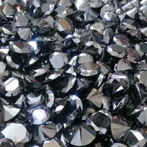 Brilhante qualidade preto moissanite diamante em mais barato oferta preço da índia. Venda de moissanite por atacado de qualidade melhor.