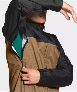2025 Plus Size <b>Men's</b> Breathable Nylon Oversized Rain Jacket with Zipper and Hood Winter Sale Hooded Raincoat - Product Image 5