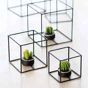 Bougeoir en métal doré avec verre, lanterne pour décoration intérieure ou mariage - Product Image 1